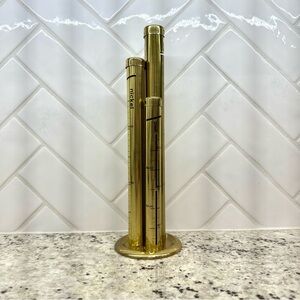 Vintage brass coin bank